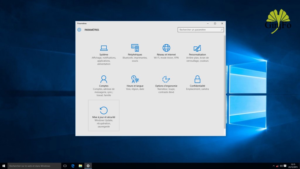 Windows 10 v1511 - Mise à niveau vers la version Pro