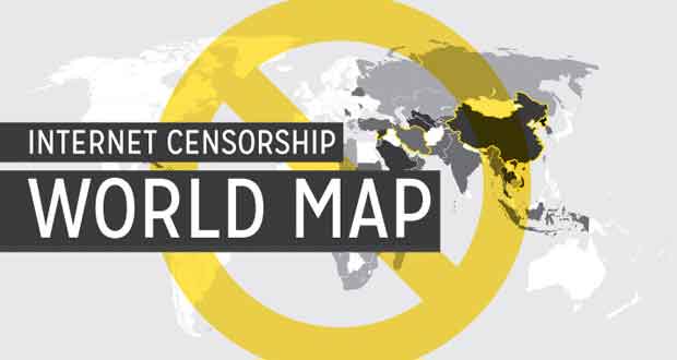 internet censorship world map