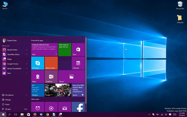 Windows 10 Build 10240 Rtm Des Liens De Téléchargement Ginjfo