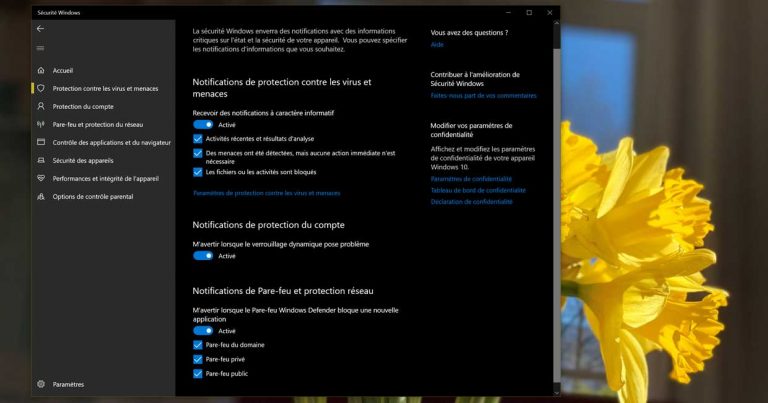 Windows Defender, comment personnaliser ses notifications sur Windows 10 Windows10_Notification_01-768x403