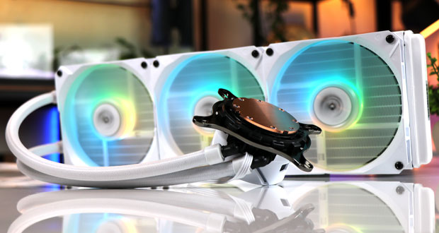 ROG Strix LC 360 RGB White Edition, le test complet - GinjFo