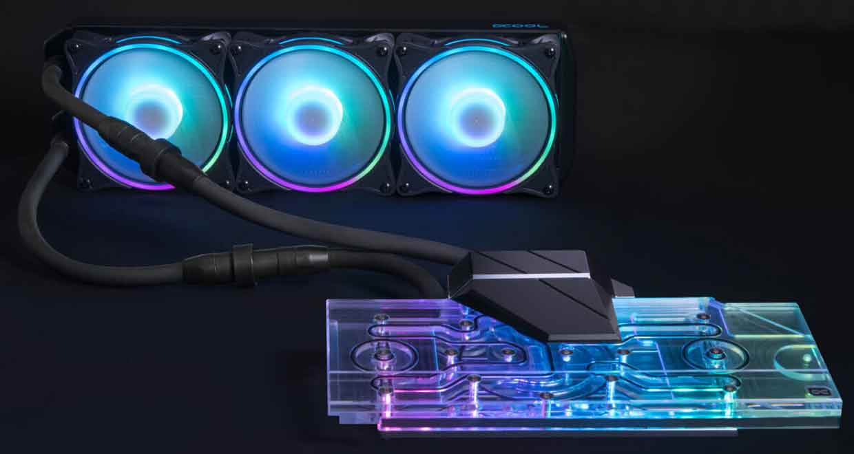 GeForce RTX 3080 et 3090, Alphacool dévoile son Watercooling AIO Eiswolf 2  360 - GinjFo