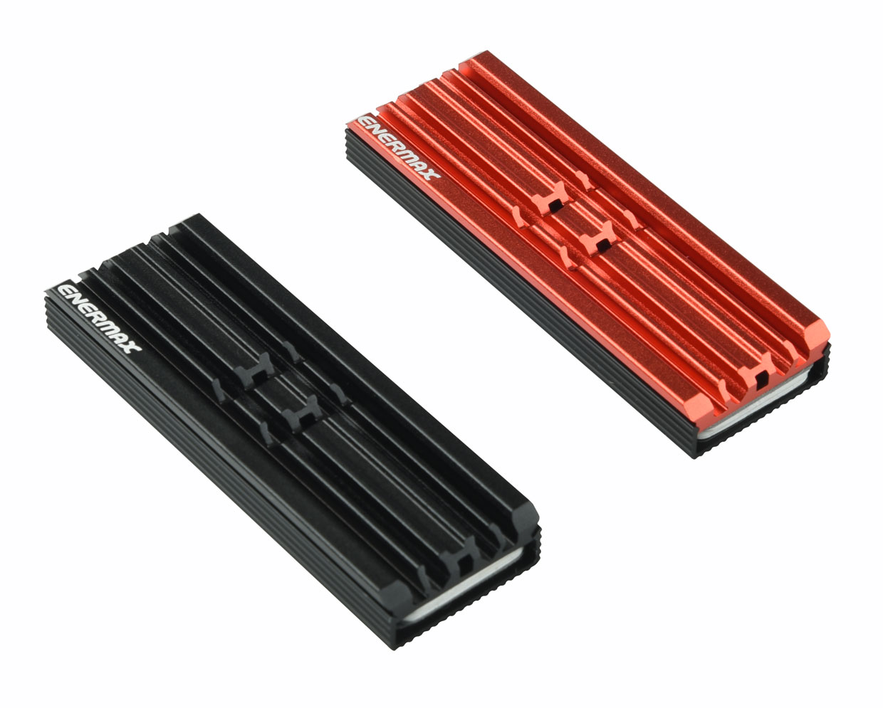 heatsink compatible PS5 ENERMAX ESC001 Dissipateur thermique rouge pour SSD M.2 2280 à simple et double face aluminium 