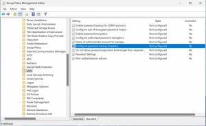 Windows 11 Build 25145 - Local Administrator Password Solution