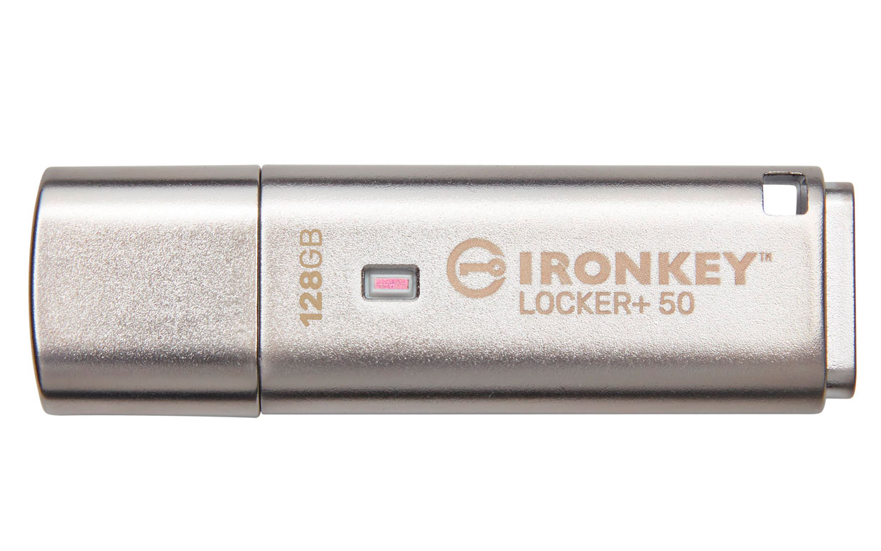 IronKey Locker+ 50, Kingston Digital dévoile une clé USB chiffrée XTS-AES -  GinjFo