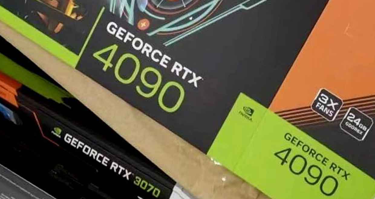 Boite d'emballage de la GeForce RTX 4090 Gaming OC de Gigabyte