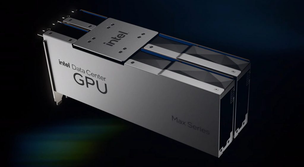 Intel Max 1100 GPU voor datacenters
