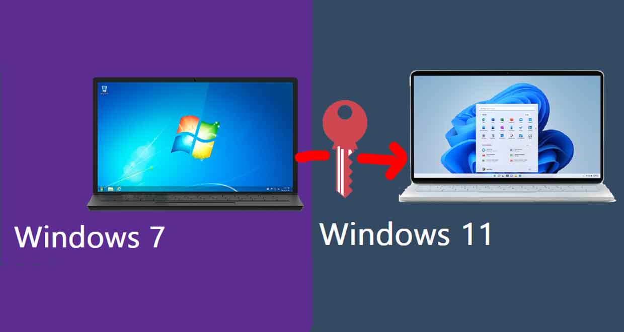 Windows 11, une clé de produit Windows 7 permet de l'activer