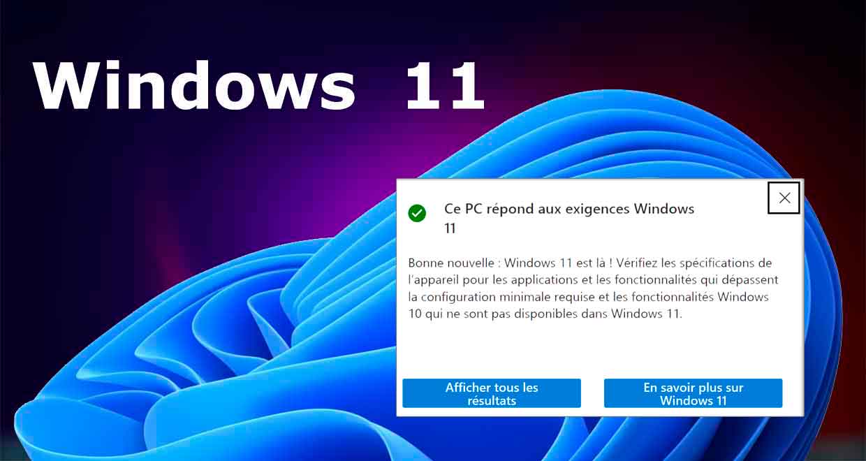 Windows 11 et l’application Contrôle d’intégrité du PC