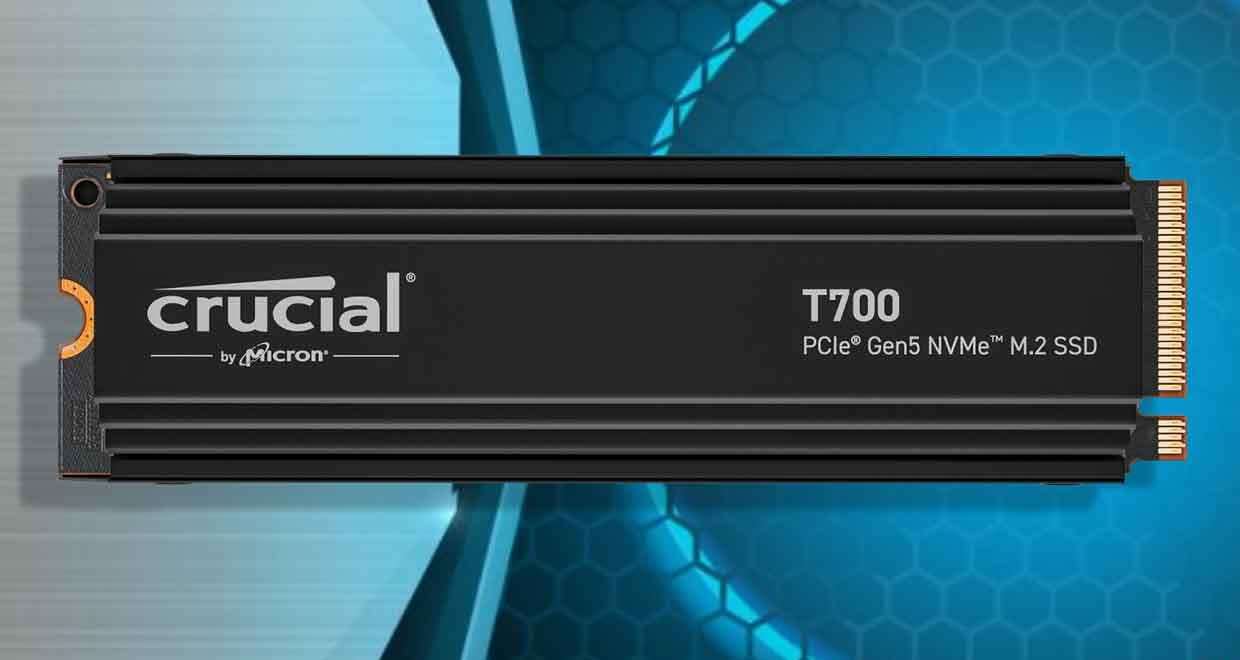 SSD M.2 PCIe 5.0 T700, Crucial propose du 4 To à 12,4 Go/s à 687.59 € -  GinjFo