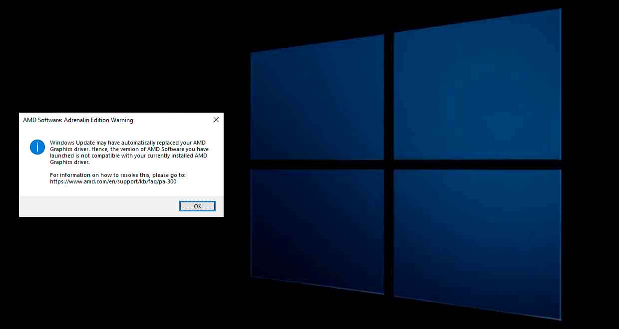Windows 11, Windows Update puede reemplazar los controladores de gráficos con una versión anterior