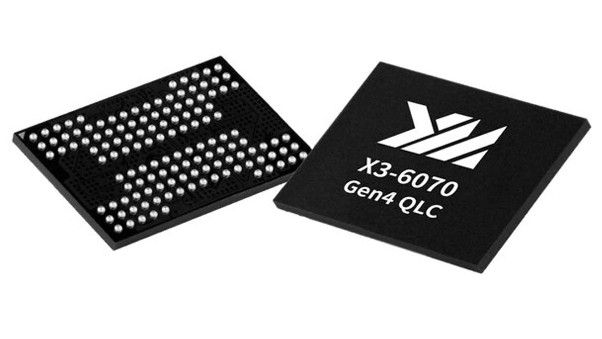 Puce NAND Flash QLC X3-6070 de quatrième génération de YMTC