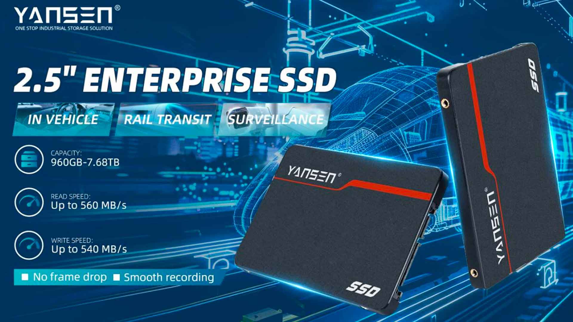 SSD Yansen Enterprise 2,5 pouces