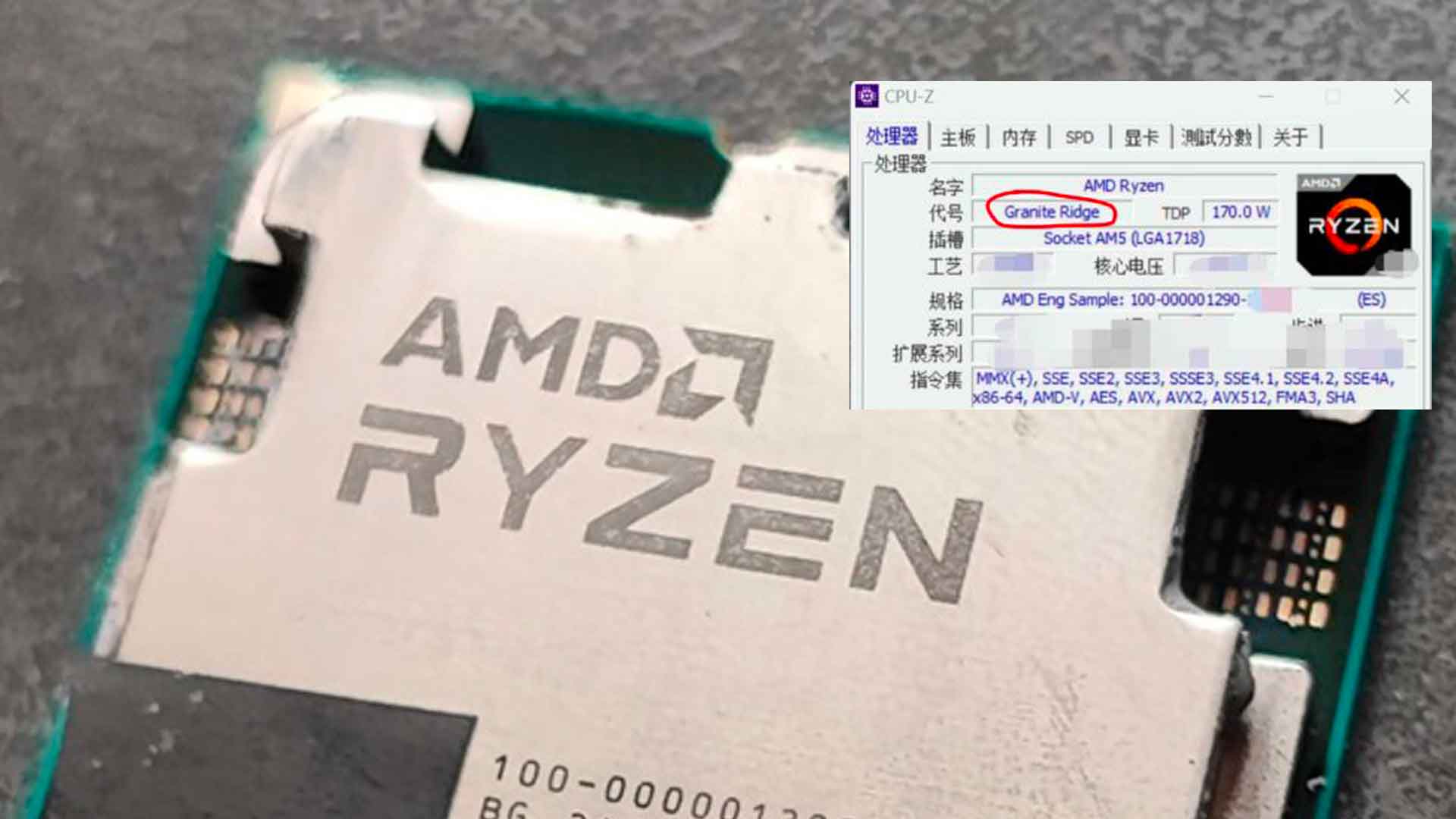 Processeur Ryzen AM5 Granite Ridge