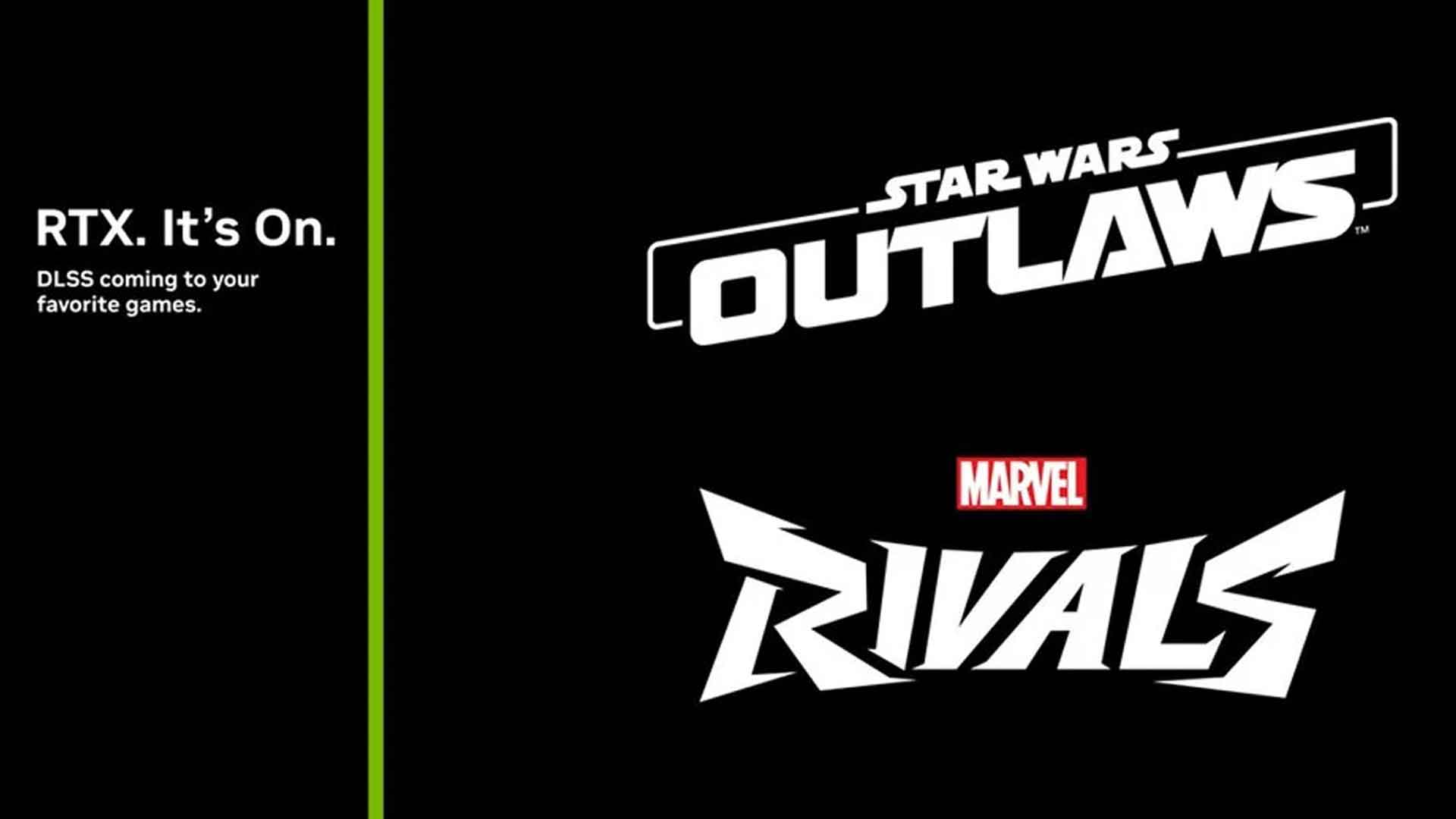 Star Wars Outlaws et Rival - prise en charge de différentes technologies RTX